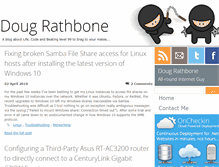 Tablet Screenshot of dougrathbone.com